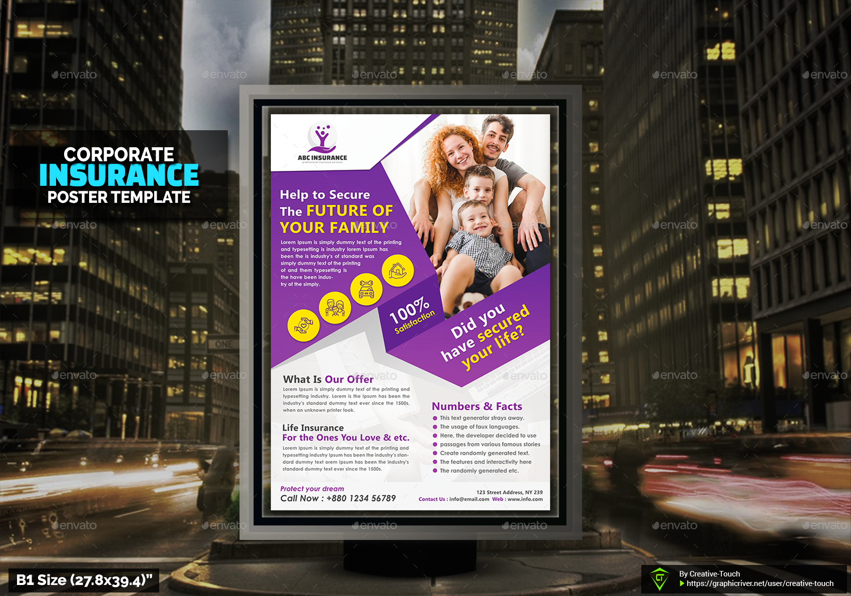 Insurance Advertising Bundle, Print Templates GraphicRiver